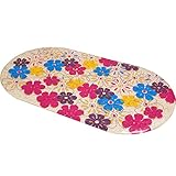 ノンスリップベビーバスマット吸盤付き、27 " l15 " W抗菌シャワーマットfor Kids