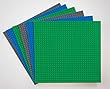 Strictly BriksクラシックBaseplates 10 " x 10 " BuildingレンガベースプレートモデルFigures ( 6ピース)