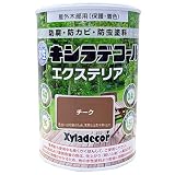 水性XDエクステリアS チーク 0.4L