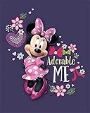 Disneys Minnie Mouse Plush Throw Blanket, Adorable Me, 60x80 inches [並行輸入品]