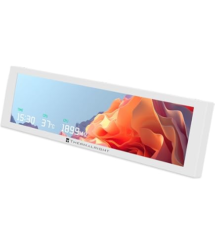 Amazon.co.jp: Thermalright Trofeo Vision 9.16 LCD ホワイト、23.27