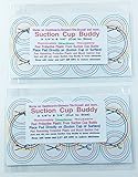 2-Pak Make Any Suction Cup Work Better with Suction Cup Buddy (Cut to Size) 3.25 x 6.25 Sheet [並行輸入品
