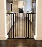 Dreambaby Liberty Tall Extra Hallway Metal Safety Gate (Black) by Dreambaby