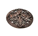 Carpe Diem Hardware Carpe Diem 155-22C Juliane Grace Oil Rub Bronze Escutcheon with Swarovski elemen