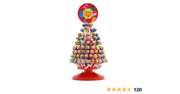 Amazon 数量限定 チュッパチャップス ツリーディスプレイ 135本 チュッパチャプス 食品 飲料 お酒 通販