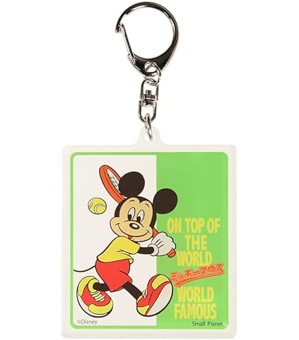 美品Munichミッキー付きキーホルダー Disney ディズニー ミッキーマウス ミニーマウス キーホルダー