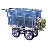 ハラックス はなこ アルミ製 側枠固定式花の収穫台車 AH-510 [ハンドル無]