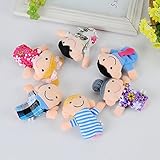 指人形　パペットおもちゃ　知育玩具　家族全員お揃え　室内遊び　保育園用知育小道具　6個セット