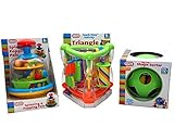 Fun Time Toys Baby Activity Set - Including My 1st Shape Sorter, Teach Time Activity Triangle, and S