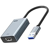 USB HDMI 変換アダプタ usb ディスプレイ拡張アダプタ Macbook&Windows対応「ドライバー内蔵」USB 3.0 hdmi 2画面 拡張 5Gbps高速伝送 USB HDMIモニターアダプタ 1080P MacOS10.15以降/