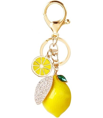 Amazon.co.jp: レモンキーホルダー 3d レモン キーリング フルーツ