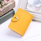 ユニセックスのpuレザーカードスロット24人の女性の財布のポケットケースクレジットカードホルダー