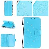 iPhone SE / iPhone 5 / 5s ケース, UNEXTATI 手帳型ケース Apple iPhone SE / iPhone 5 / 5s ケース カバー 高品質 PUレザー 手帳型