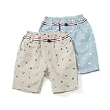 【アウトレット】La Chiave (ラ キエーベ) ハーフパンツ(80～130cm)キムラタンの子供服 サックス 80 (53627x53827-152)