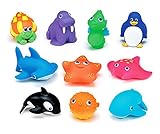 munchkin お風呂 プール 水でっぽう8コセット/オーシャン TYMU18004