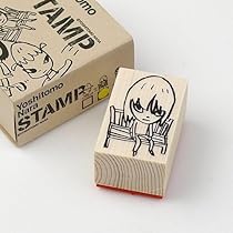 ★奈良美智「自画像」ドローイング付きスタンプ版画 オリジナル1996年本物保証 yoshitomo-5-3c4bc50b-4609-4dab