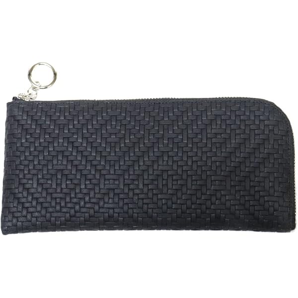 Amazon | Arukan アルカン 日本製 本革 財布 型押し メッシュ