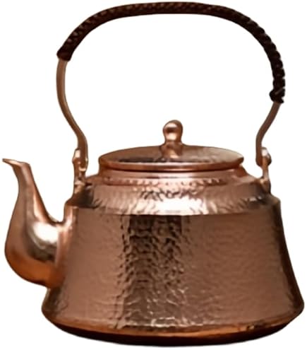 Amazon.co.jp: 開新堂 純銅製茶器 湯沸かし 鎚起銅器 いぶし銀