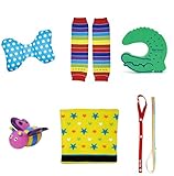ラヴィギフト6点セットクッション ブルー レインボー ワニ 昆虫B 腹巻イエロースター ホルダーレインボー lv-g04-23