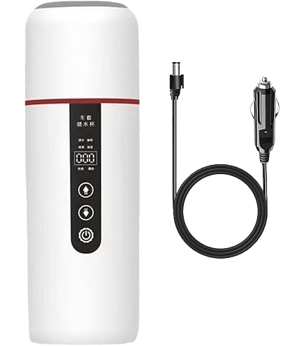 Amazon | JuKLife 車載電気ケトル DC12V/24V兼用 420ml 車用湯沸かし