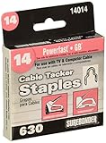 Surebonder 14014 Round Crown Cable Tacker Staple, Fits up to 1/4-Inch Round Cable, 630 Count [並行輸入品]