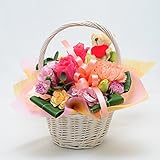 アニマルオーナメント・フラワーアレンジ (Mサイズ, くまちゃん)