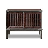 キャビネット 完成品 木製 和風 約幅90cm ブラウン