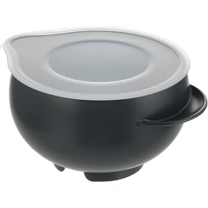 リッチェル ボール ダークグレー 1200ml らくチンお料理ボウル たれーぬM 抗菌加工