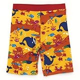 キッズフォーレ Kids Foret キッズ水着 スイムパンツ 海の仲間 イエロー (80cm)