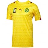 PumaメンズCameroon Awayシャツレプリカ L イエロー