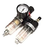 エアー レギュレータ ウォーター 圧力計 付 圧力 調整 水分 除去