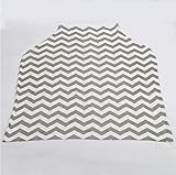 ウルトラソフト4-in-1マルチユースベビーストレッチカバーカーシートキャノピー/看護カバー/ショッピングカートカバー/インフィニティスカーフベビー用パーフェクトギフト