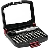 Hanchen 眼鏡工具セット 精密ドライバーセット ねじ回し 10本組み 磁石付 スクリュードライバー メガネ加工修理工具 光学レンズハンド 多機能 眼鏡屋用