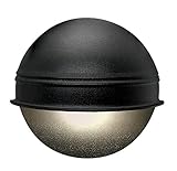 Paradise GL22458 Low Voltage aluminum 7W Deck light, black (Quick clip connector, incandescent T5 we