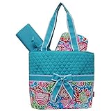 Summer Seashell Print Quilted Diaper Bag by NGIL [並行輸入品]