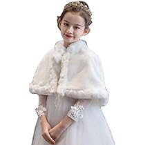 組曲ファーポンチョ　入学ポンチョ　卒園ポンチョ　女の子フォーマルポンチョ Amazon | キッズ ボレロ 子供 ドレス 子ども フォーマル