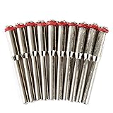 10個入り 金属マンドレル研磨　研削シャンク カットオフホイールホルダー ロータリーツール用 シャンク径3.17mm