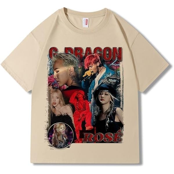 Amazon | KRUNK×BIGBANG TシャツV.I | Tシャツ・カットソー 通販