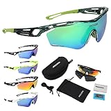 【PROUDIA】 スポーツサングラス 偏光レンズ 軽量 ／自転車／ゴルフ／野球／テニス／ラン...