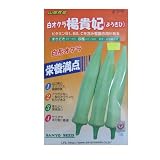 山陽育成　白オクラ　楊貴妃　株式会社山陽種苗のオクラ品種です。