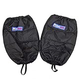 キッズ スキー スノーカバー 中綿入り フットカバー スポッツ 雪よけ 男の子 女の子 全5色◆ po-13003Mサイズブラック