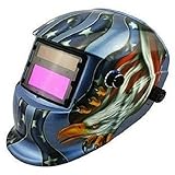 アルゴンアーク　自動フィルター溶接マスク　蒼鷲