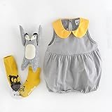 Cute Minorベビー服ロンパースベビーフォーマル結婚式新生児 幼児半袖 モンキーパンツ カバーオール女の子 人気 夏 ベビー服 出産祝い ギフト プレゼント (M(着丈：39cm）)