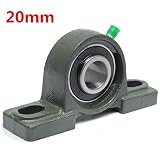 Sndy 20 mm 内径亜鉛合金枕ブロックマウントボールベアリング UCP204
