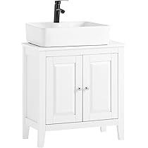 Amazon.co.jp: SoBuy 洗面台 洗面化粧台 収納 洗面所収納キャビネット