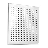 Anself 12" LED スクエアシャワースプレー スプリンクラーヘッド 温度センサ 3色変更