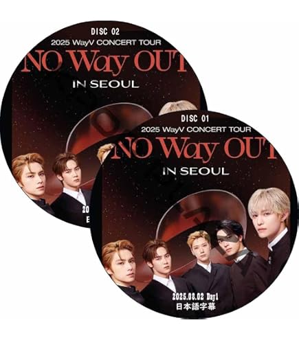 Amazon.co.jp: WayV DVD 2025 TEN CONCERT 1001 MOVEMENT 'STUNNER' IN