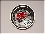 Red Dice Enamel Novelty Kitchen Sink Strainer [並行輸入品]