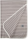 KicKee Pants Swaddling Blanket Feather/Natural Stripe [並行輸入品]