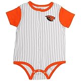 幼児Oregon State Beavers野球ピンストライプボディスーツ 0-3 Months ブラック